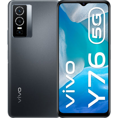 Smartphone Vivo Vivo Y76 5G Black 6,58“ 8 GB RAM Octa Core MediaTek Dimensity 6,6" 1 TB 256 GB, Vivo, Electronics, Mobile phones, smartphone-vivo-vivo-y76-5g-black-6-58-8-gb-ram-octa-core-mediatek-dimensity-6-6-1-tb-256-gb, :256 GB, :RAM 8 GB, Brand_Vivo, category-reference-2609, category-reference-2617, category-reference-2618, category-reference-t-19653, category-reference-t-19894, Condition_NEW, gadget, office, Price_300 - 400, telephones & tablets, Teleworking, wifi y bluetooth, RiotNook