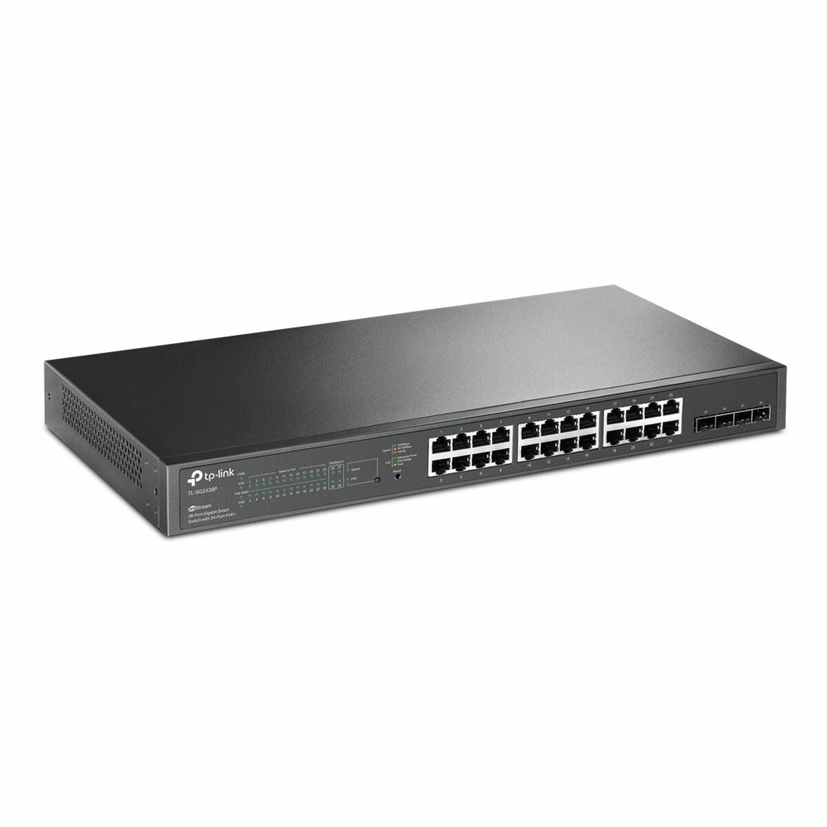 Switch TP-Link TL-SG2428P Gigabit Ethernet, TP-Link, Computing, Network devices, switch-tp-link-tl-sg2428p-gigabit-ethernet, Brand_TP-Link, category-reference-2609, category-reference-2803, category-reference-2827, category-reference-t-19685, category-reference-t-19914, Condition_NEW, networks/wiring, Price_300 - 400, Teleworking, RiotNook