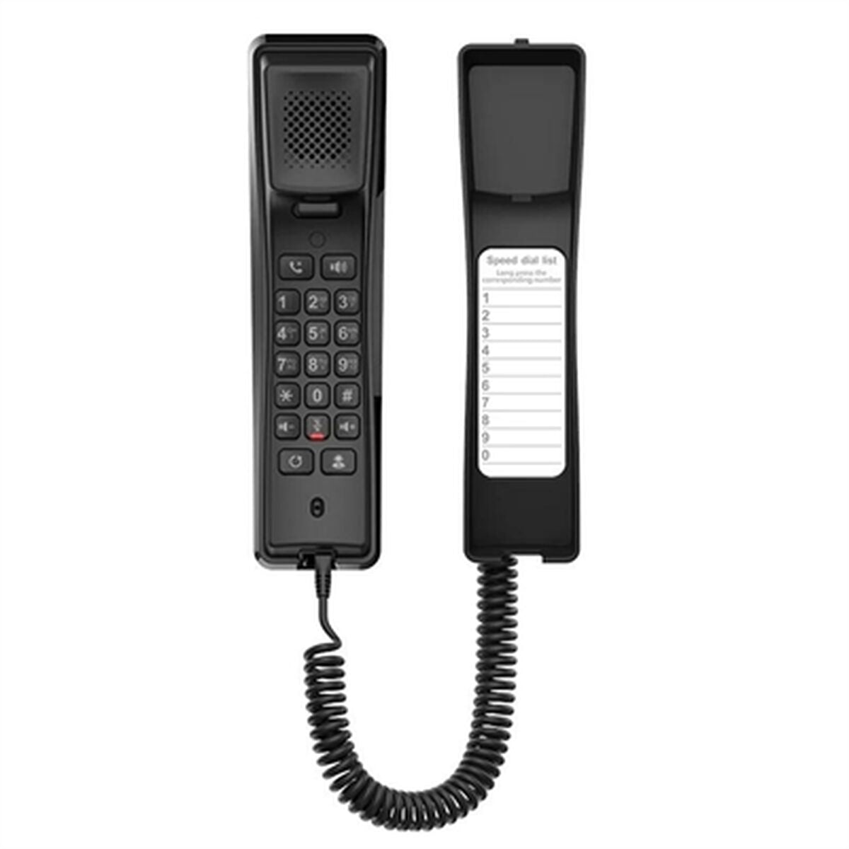 Landline Telephone Fanvil H2U V2 Black, Fanvil, Electronics, Landline telephones and accessories, landline-telephone-fanvil-h2u-v2-black, Brand_Fanvil, category-reference-2609, category-reference-2617, category-reference-2619, category-reference-t-18372, category-reference-t-19653, Condition_NEW, office, Price_50 - 100, telephones & tablets, Teleworking, RiotNook