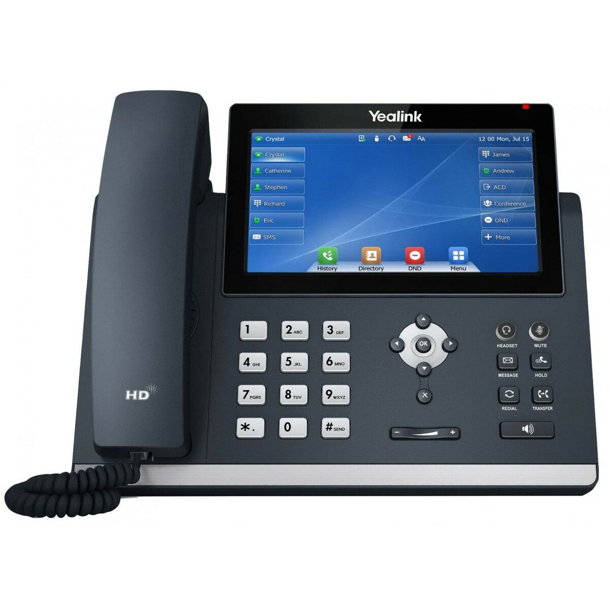 IP Telephone Yealink 1301204 Black Grey, Yealink, Electronics, Landline telephones and accessories, ip-telephone-yealink-1301204-black-grey, Brand_Yealink, category-reference-2609, category-reference-2617, category-reference-2619, category-reference-t-18372, category-reference-t-18382, category-reference-t-19653, Condition_NEW, office, Price_200 - 300, telephones & tablets, Teleworking, RiotNook