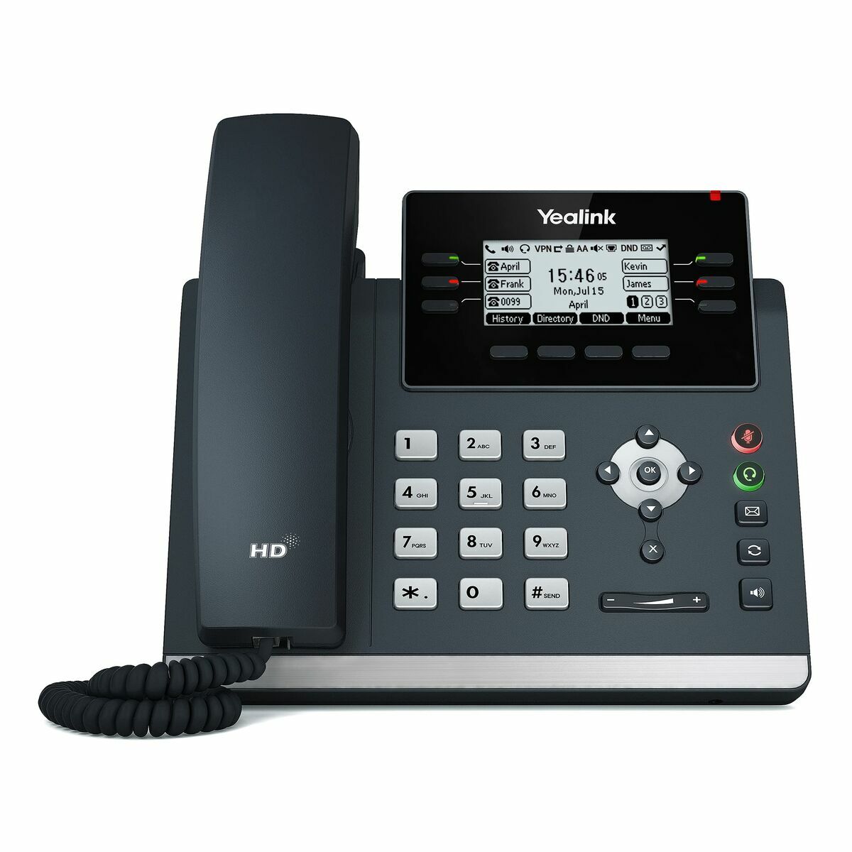 IP Telephone Yealink T42U Black, Yealink, Electronics, Landline telephones and accessories, ip-telephone-yealink-t42u-black, Brand_Yealink, category-reference-2609, category-reference-2617, category-reference-2619, category-reference-t-18372, category-reference-t-19653, Condition_NEW, office, Price_100 - 200, telephones & tablets, Teleworking, RiotNook