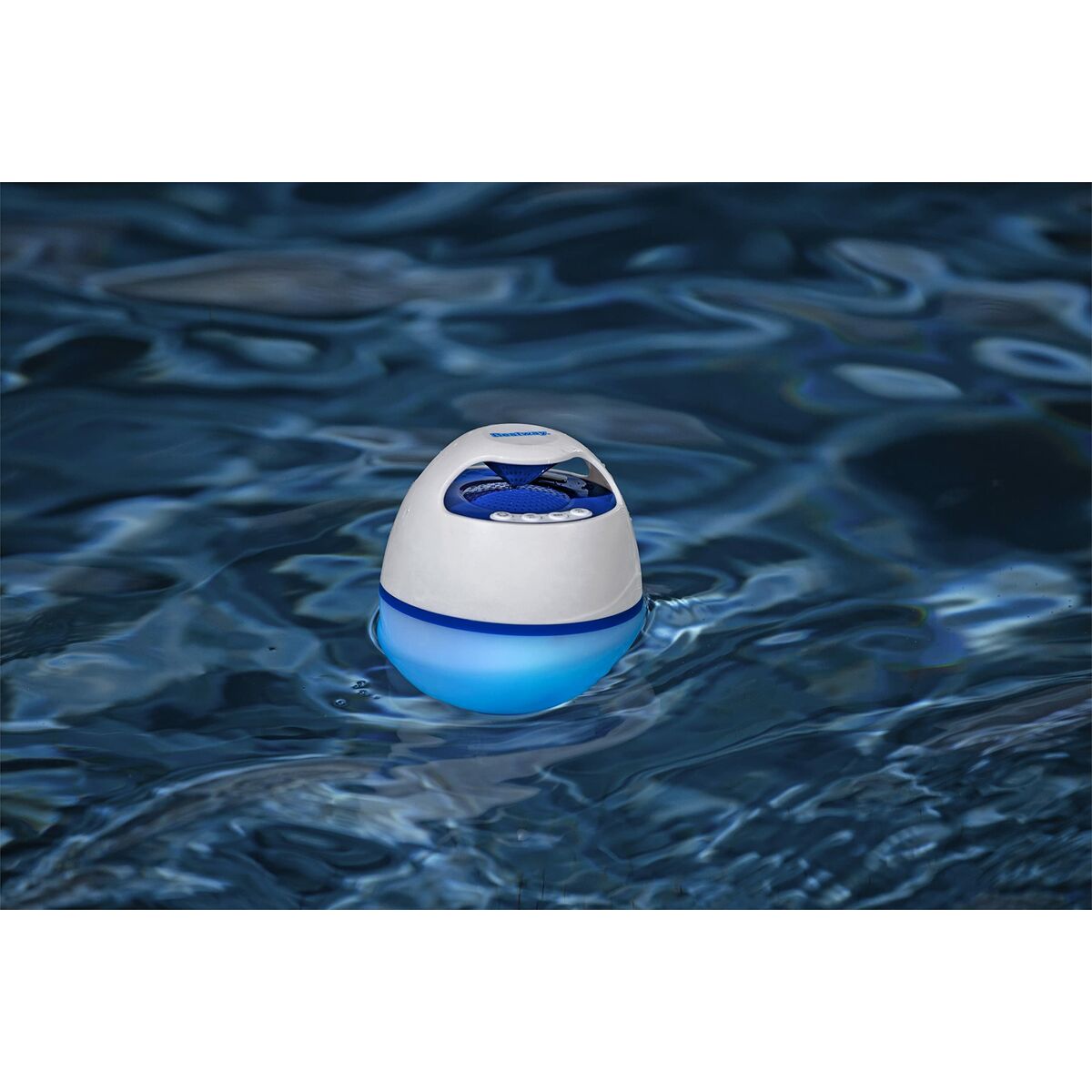 Floating Wireless Speaker with LED Bestway White 6 W, Bestway, Electronics, Mobile communication and accessories, floating-wireless-speaker-with-led-bestway-white-6-w, Brand_Bestway, category-reference-2609, category-reference-2882, category-reference-2923, category-reference-t-19653, category-reference-t-21311, category-reference-t-25527, category-reference-t-4036, category-reference-t-4037, Condition_NEW, entertainment, music, Price_50 - 100, telephones & tablets, wifi y bluetooth, RiotNook