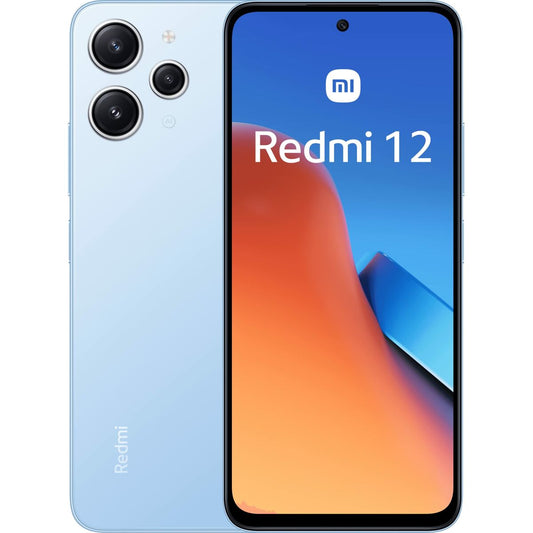 Smartphone Xiaomi Redmi 12 4 GB RAM Blue 6,79" Black Sky Blue 128 GB, Xiaomi, Electronics, Mobile phones, smartphone-xiaomi-redmi-12-4-gb-ram-blue-6-79-black-sky-blue-128-gb, :128 GB, :Blue, :Red, Brand_Xiaomi, category-reference-2609, category-reference-2617, category-reference-2618, category-reference-t-19653, category-reference-t-19894, Condition_NEW, office, Price_100 - 200, telephones & tablets, Teleworking, wifi y bluetooth, RiotNook