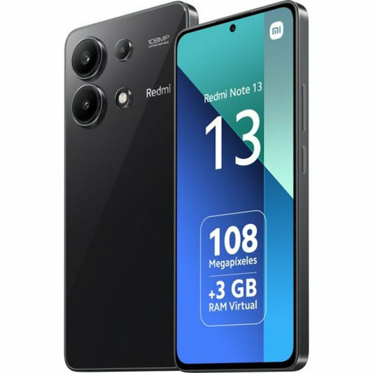 Smartphone Xiaomi Redmi Note 13 6,67" Snapdragon 6 GB RAM 128 GB Black, Xiaomi, Electronics, Mobile phones, smartphone-xiaomi-redmi-note-13-6-67-snapdragon-6-gb-ram-128-gb-black, Brand_Xiaomi, category-reference-2609, category-reference-2617, category-reference-2618, category-reference-t-19653, category-reference-t-19894, category-reference-t-21319, Condition_NEW, office, Price_100 - 200, telephones & tablets, Teleworking, wifi y bluetooth, RiotNook