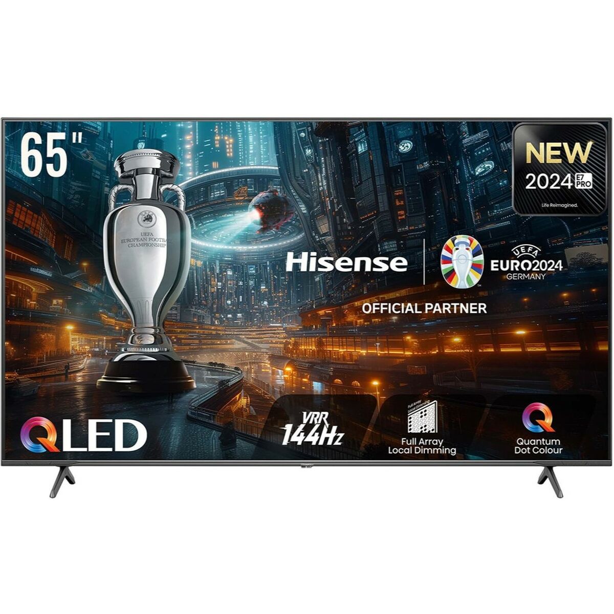 Smart TV Hisense 4K Ultra HD 65" HDR QLED AMD FreeSync, Hisense, Electronics, TV, Video and home cinema, smart-tv-hisense-4k-ultra-hd-65-hdr-qled-amd-freesync, Brand_Hisense, category-reference-2609, category-reference-2625, category-reference-2931, category-reference-t-18805, category-reference-t-18827, category-reference-t-19653, cinema and television, Condition_NEW, entertainment, Price_800 - 900, UEFA Euro 2020, RiotNook