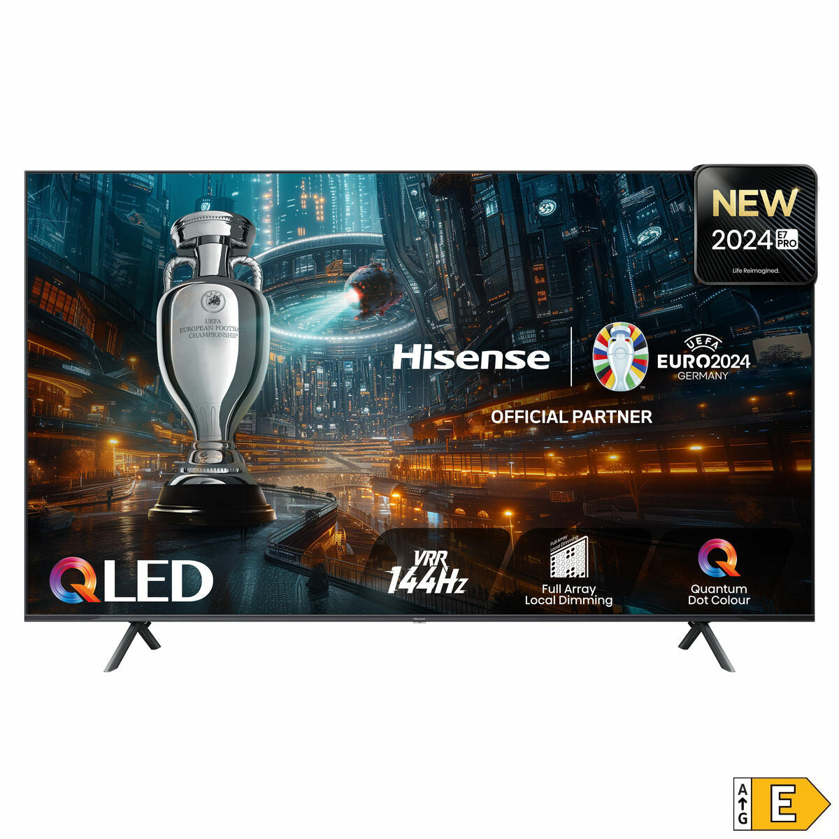 Smart TV Hisense 85E7NQ 4K Ultra HD 85" QLED AMD FreeSync, Hisense, Electronics, TV, Video and home cinema, smart-tv-hisense-85e7nq-4k-ultra-hd-85-qled-amd-freesync, Brand_Hisense, category-reference-2609, category-reference-2625, category-reference-2931, category-reference-t-18805, category-reference-t-18827, category-reference-t-19653, cinema and television, Condition_NEW, entertainment, Price_+ 1000, UEFA Euro 2020, RiotNook