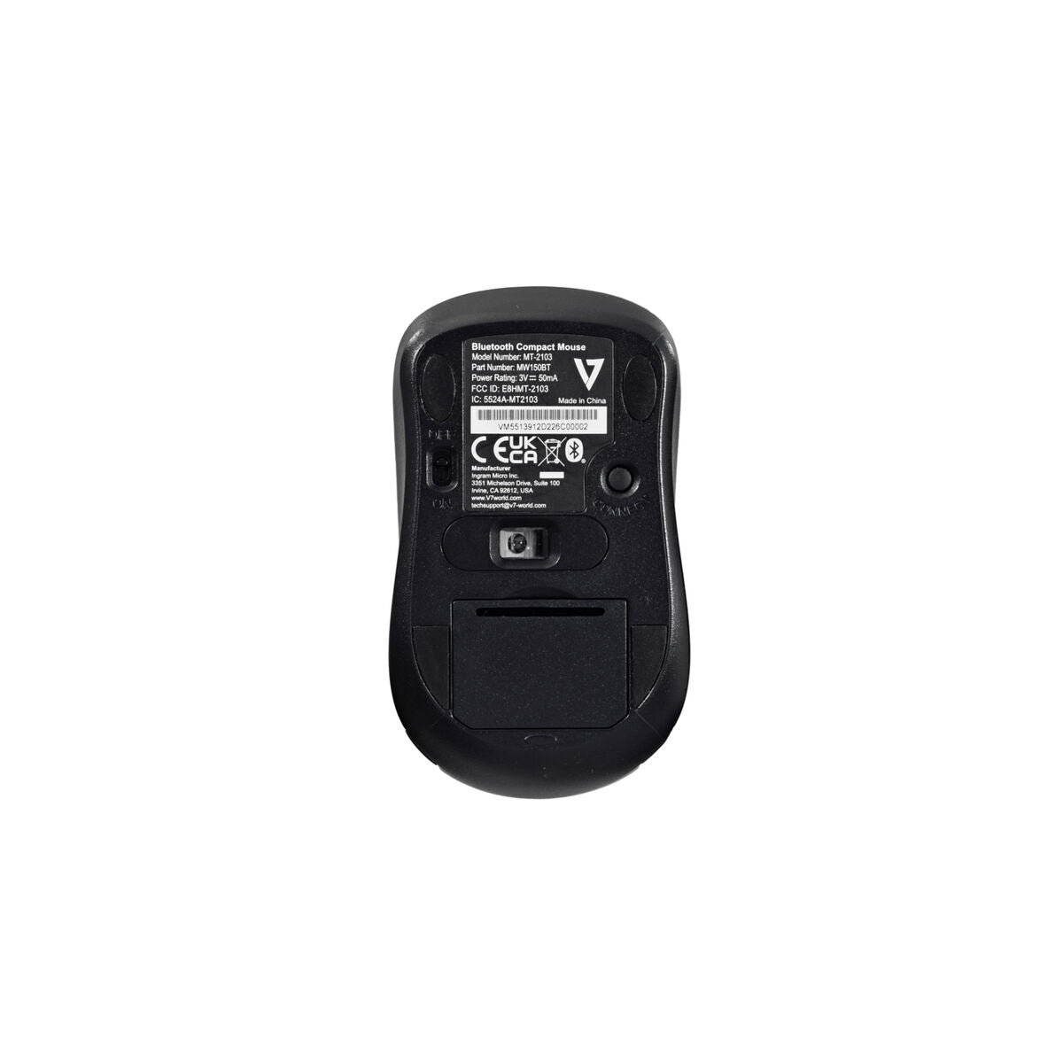 Wireless Mouse V7 MW150BT, V7, Computing, Accessories, wireless-mouse-v7-mw150bt, Brand_V7, category-reference-2609, category-reference-2642, category-reference-2656, category-reference-t-19685, category-reference-t-19908, category-reference-t-21353, computers / peripherals, Condition_NEW, office, Price_20 - 50, RiotNook