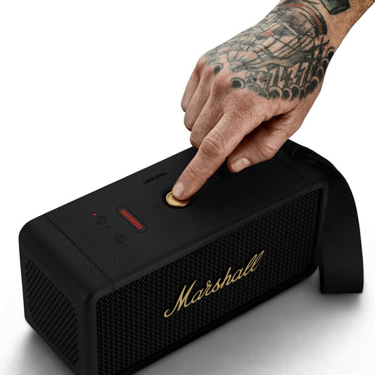 Bluetooth Speakers Marshall MIDDLETON, Marshall, Electronics, Portable audio and video, bluetooth-speakers-marshall-middleton, Brand_Marshall, category-reference-2609, category-reference-2882, category-reference-2923, category-reference-t-1938, category-reference-t-1939, category-reference-t-1940, category-reference-t-1942, category-reference-t-19653, Condition_NEW, entertainment, music, Price_200 - 300, RiotNook