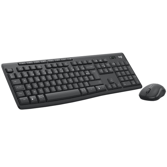 Keyboard and Wireless Mouse Logitech MK370 Azerty French Grey Graphite, Logitech, Computing, Accessories, keyboard-and-wireless-mouse-logitech-mk370-azerty-french-grey-graphite, :AZERTY, :French, Brand_Logitech, category-reference-2609, category-reference-2642, category-reference-2646, category-reference-t-19685, category-reference-t-19908, category-reference-t-21353, category-reference-t-25625, computers / peripherals, Condition_NEW, office, Price_50 - 100, Teleworking, RiotNook