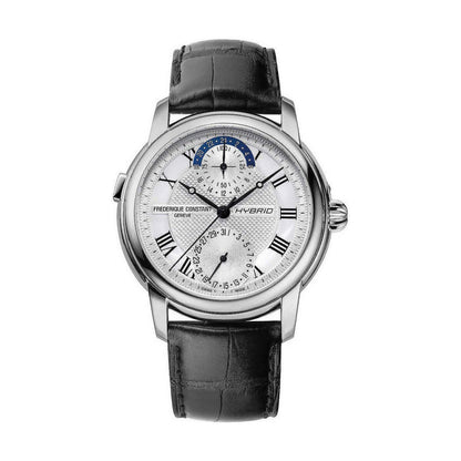 Men's Watch Frederique Constant HYBRID MANUFACTURE BLUETOOTH Black, Frederique Constant, Watches, mens-watch-frederique-constant-hybrid-manufacture-bluetooth-black-792524230, :Automatic Movement, :Blue, category-reference-2994, fashion, original gifts, RN Elite, RiotNook