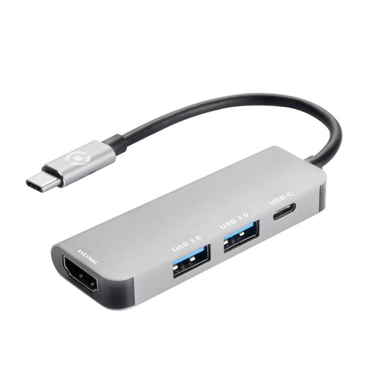 USB-C Hub Celly Prohub Grey (1 Unit), Celly, Computing, Accessories, usb-c-hub-celly-prohub-grey-1-unit, Brand_Celly, category-reference-2609, category-reference-2803, category-reference-2829, category-reference-t-19685, category-reference-t-19908, category-reference-t-21352, Condition_NEW, networks/wiring, Price_50 - 100, Teleworking, RiotNook