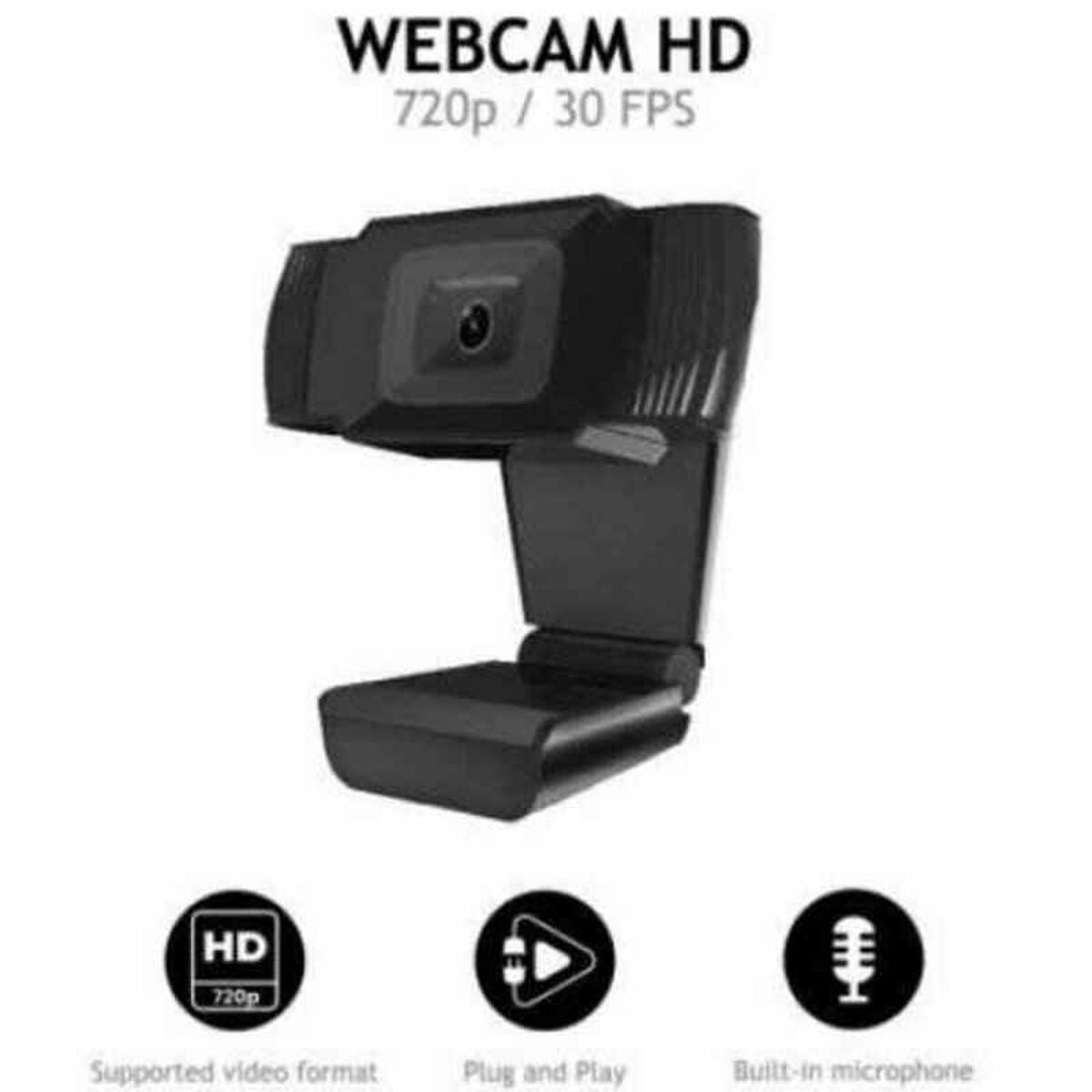 Webcam Nilox NXWC02 HD 720P Full HD Black, Nilox, Computing, Accessories, webcam-nilox-nxwc02-hd-720p-full-hd-black, Brand_Nilox, category-reference-2609, category-reference-2642, category-reference-2844, category-reference-t-19685, category-reference-t-19908, category-reference-t-21340, category-reference-t-25568, computers / peripherals, Condition_NEW, office, Price_20 - 50, Teleworking, RiotNook