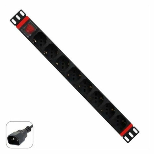 Schuko 19" 8 Way Multi-socket Adapter with On / Off Switch WP WPN-PDU-C01-08, WP, Computing, Accessories, schuko-19-8-way-multi-socket-adapter-with-on-off-switch-wp-wpn-pdu-c01-08, Brand_WP, category-reference-2609, category-reference-2803, category-reference-2828, category-reference-t-19685, category-reference-t-19908, Condition_NEW, furniture, networks/wiring, organisation, Price_20 - 50, Teleworking, RiotNook