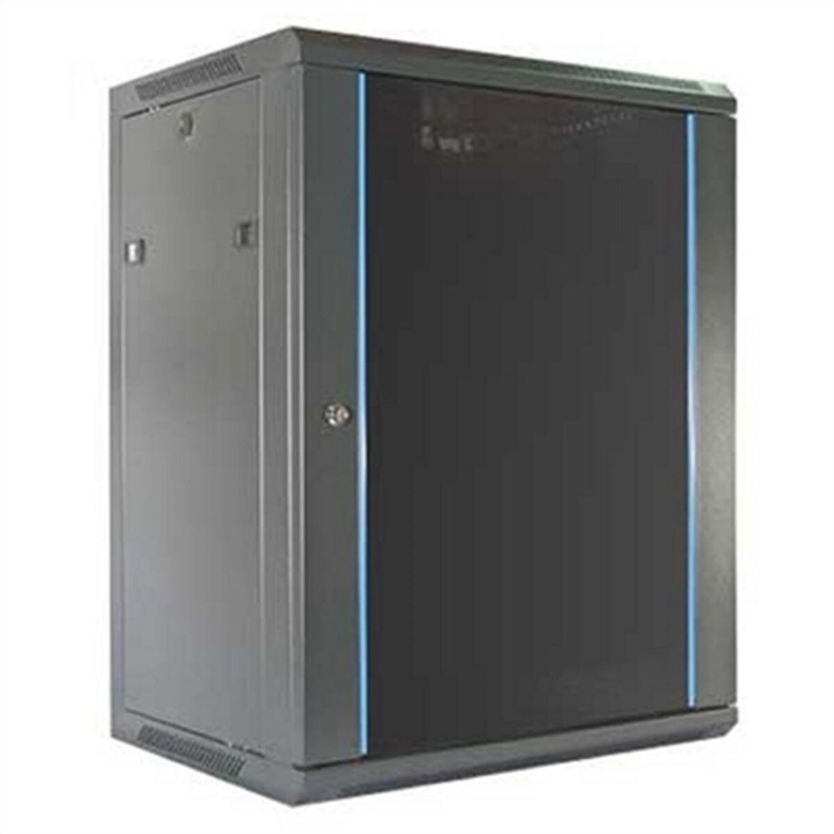 Wall-mounted Rack Cabinet 2LAN 15U Black, 2LAN, Computing, Accessories, wall-mounted-rack-cabinet-2lan-15u-black, Brand_2LAN, category-reference-2609, category-reference-2803, category-reference-2828, category-reference-t-19685, category-reference-t-19908, Condition_NEW, furniture, networks/wiring, organisation, Price_200 - 300, Teleworking, RiotNook