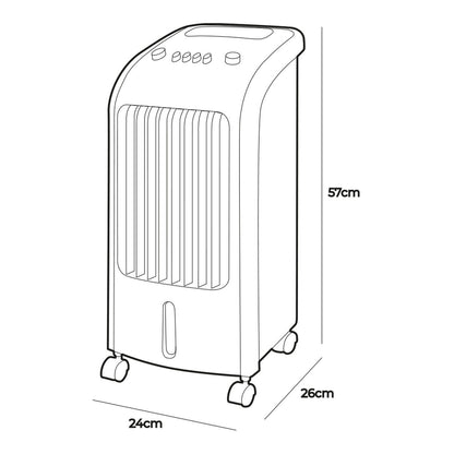 Portable Air Cooler EDM 33516 80 W 3,6 L, EDM, Home and cooking, Portable air conditioning, portable-air-cooler-edm-33516-80-w-3-6-l, Brand_EDM, category-reference-2399, category-reference-2450, category-reference-2451, category-reference-t-19656, category-reference-t-21087, category-reference-t-25214, category-reference-t-29109, Condition_NEW, ferretería, Price_50 - 100, summer, RiotNook