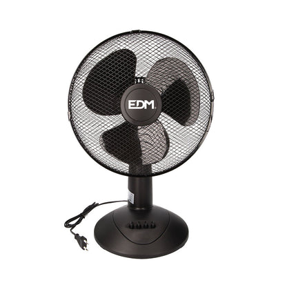 Table Fan EDM Black 45 W, EDM, Home and cooking, Portable air conditioning, table-fan-edm-black-45-w, Brand_EDM, category-reference-2399, category-reference-2450, category-reference-2451, category-reference-t-19656, category-reference-t-21087, category-reference-t-25217, Condition_NEW, ferretería, Price_20 - 50, summer, RiotNook