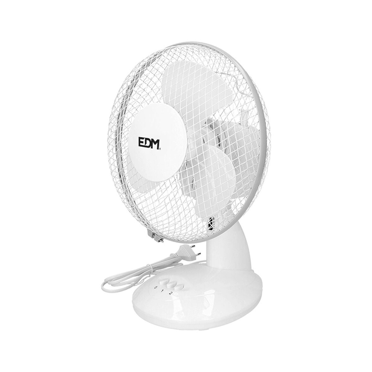 Table Fan EDM White 25 W Ø 23 x 36 cm, EDM, Home and cooking, Portable air conditioning, table-fan-edm-white-25-w-o-23-x-36-cm, Brand_EDM, category-reference-2399, category-reference-2450, category-reference-2451, category-reference-t-19656, category-reference-t-21087, category-reference-t-25217, Condition_NEW, ferretería, Price_20 - 50, summer, RiotNook