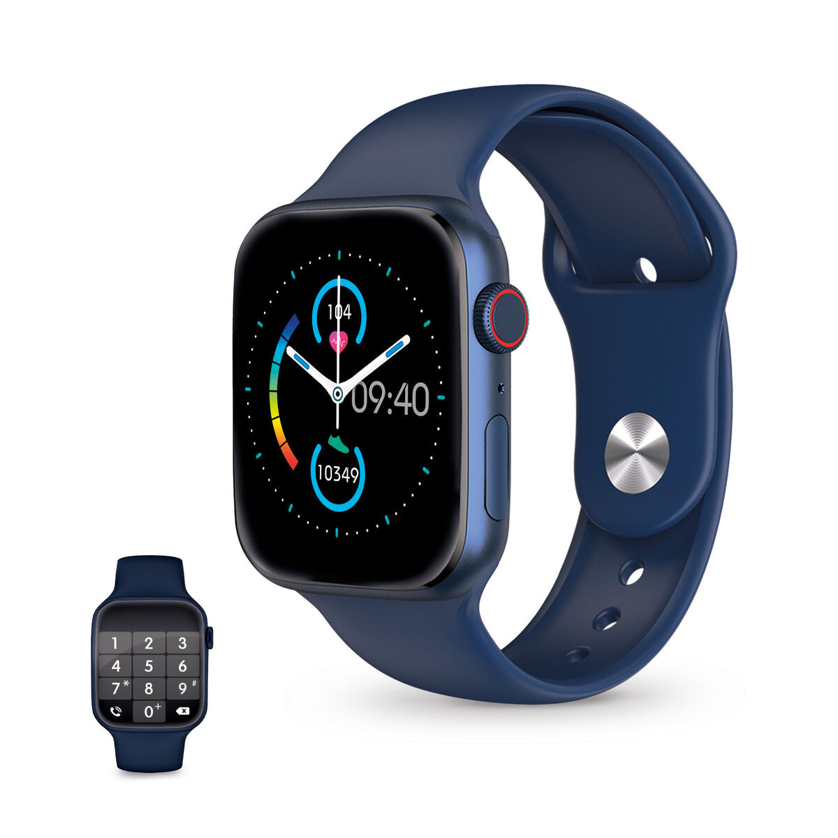 Smartwatch KSIX Urban 4 Blue, KSIX, Electronics, smartwatch-ksix-urban-4-blue-2, Brand_KSIX, category-reference-2609, category-reference-2617, category-reference-2634, category-reference-t-19653, category-reference-t-4082, Condition_NEW, original gifts, Price_50 - 100, telephones & tablets, Teleworking, wifi y bluetooth, RiotNook