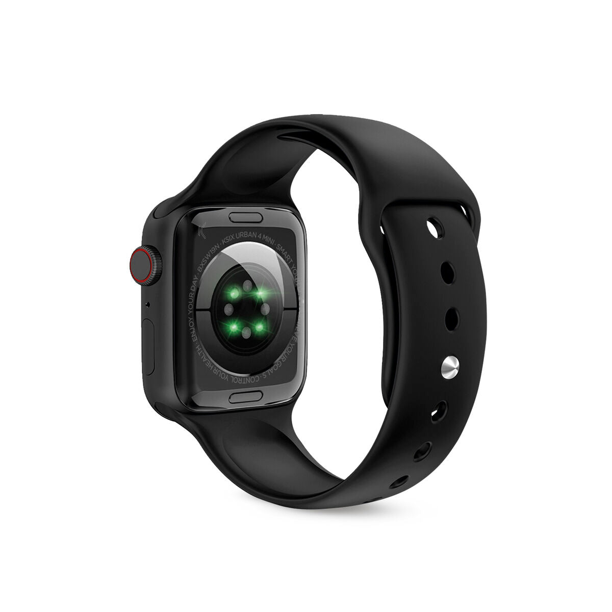 Smartwatch KSIX Urban 4 Black, KSIX, Electronics, smartwatch-ksix-urban-4-black-1, Brand_KSIX, category-reference-2609, category-reference-2617, category-reference-2634, category-reference-t-19653, category-reference-t-4082, Condition_NEW, original gifts, Price_50 - 100, telephones & tablets, Teleworking, wifi y bluetooth, RiotNook