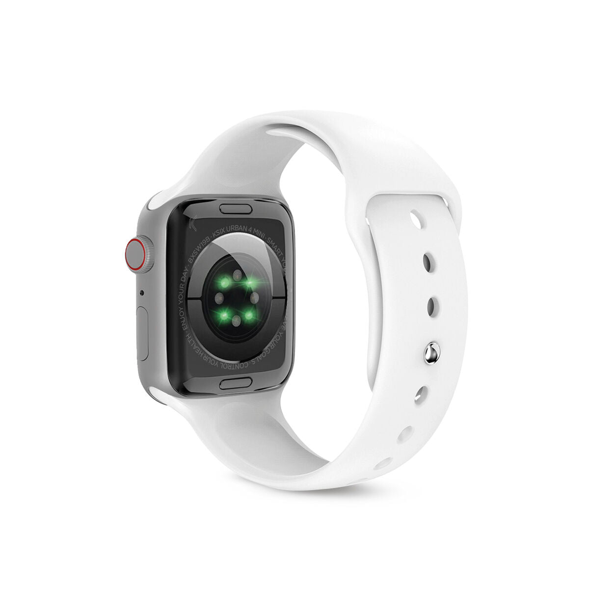 Smartwatch KSIX Urban 4 mini White 1,74", KSIX, Electronics, smartwatch-ksix-urban-4-mini-white-1-74, Brand_KSIX, category-reference-2609, category-reference-2617, category-reference-2634, category-reference-t-19653, category-reference-t-4082, Condition_NEW, original gifts, Price_50 - 100, telephones & tablets, Teleworking, wifi y bluetooth, RiotNook