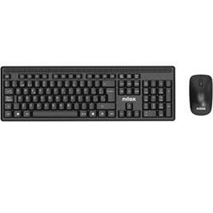 Keyboard and Mouse Nilox NXKMWE011 Black Spanish Qwerty, Nilox, Computing, Accessories, keyboard-and-mouse-nilox-nxkmwe011-black-spanish-qwerty, :QWERTY, :Spanish, Brand_Nilox, category-reference-2609, category-reference-2642, category-reference-2646, category-reference-t-19685, category-reference-t-19908, category-reference-t-21353, category-reference-t-25625, computers / peripherals, Condition_NEW, office, Price_20 - 50, Teleworking, RiotNook
