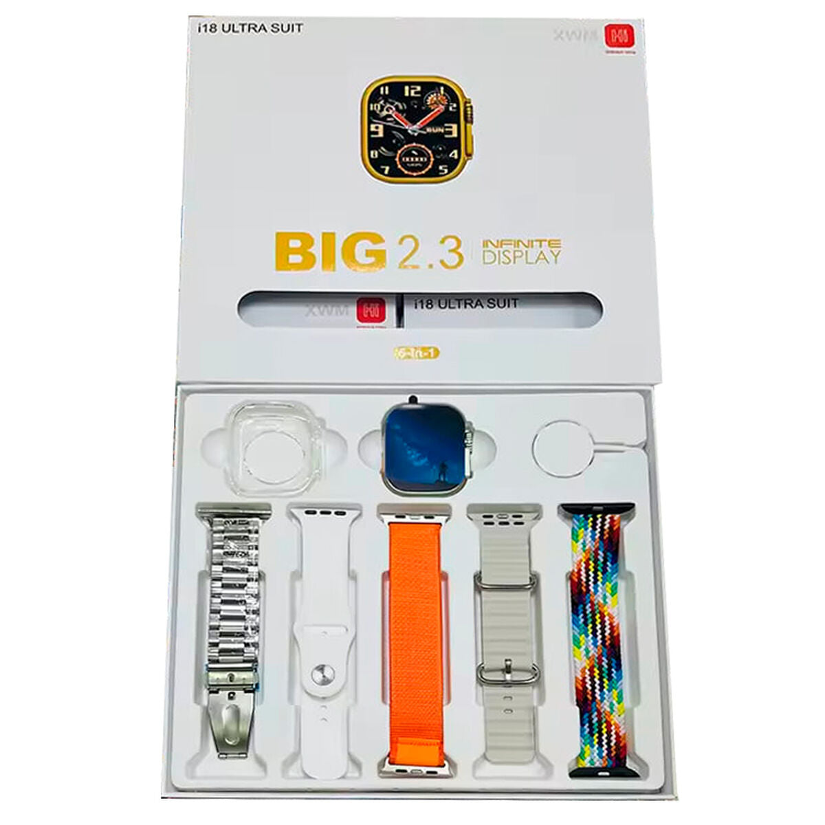 Smartwatch HiWatch Ultra BIG-2-3-WHT, HiWatch Ultra, Watches, Men, smartwatch-hiwatch-ultra-big-2-3-wht, Brand_HiWatch Ultra, category-reference-2609, category-reference-2617, category-reference-2634, category-reference-t-19667, category-reference-t-19724, category-reference-t-20348, Condition_NEW, original gifts, Price_50 - 100, telephones & tablets, wifi y bluetooth, RiotNook
