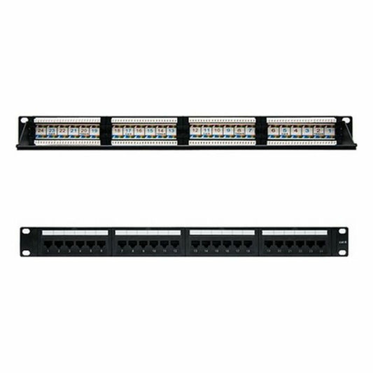 24-port UTP Category 6 Patch Panel NANOCABLE 10.21.3124 19" RJ45, NANOCABLE, Computing, Accessories, 24-port-utp-category-6-patch-panel-nanocable-10-21-3124-19-rj45, Brand_NANOCABLE, category-reference-2609, category-reference-2803, category-reference-2828, category-reference-t-19685, category-reference-t-19908, Condition_NEW, furniture, networks/wiring, organisation, Price_20 - 50, Teleworking, RiotNook