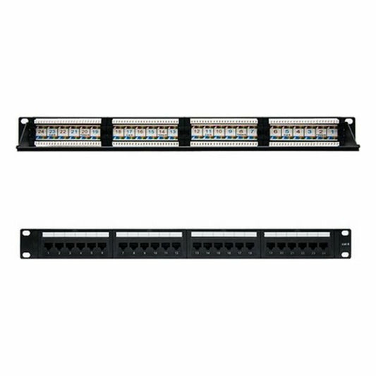 Patch Panel 24 Puertos UTP Categoría 6 NANOCABLE 10.21.3124 19" RJ45