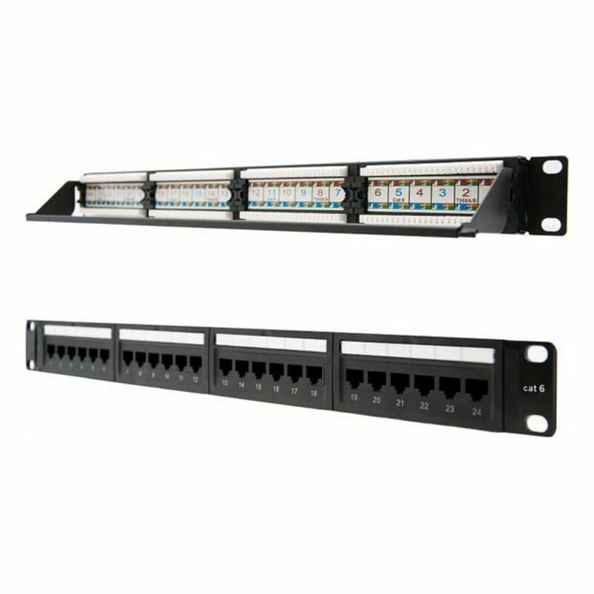 24-port UTP Category 6 Patch Panel NANOCABLE 10.21.3124 19" RJ45, NANOCABLE, Computing, Accessories, 24-port-utp-category-6-patch-panel-nanocable-10-21-3124-19-rj45, Brand_NANOCABLE, category-reference-2609, category-reference-2803, category-reference-2828, category-reference-t-19685, category-reference-t-19908, Condition_NEW, furniture, networks/wiring, organisation, Price_20 - 50, Teleworking, RiotNook