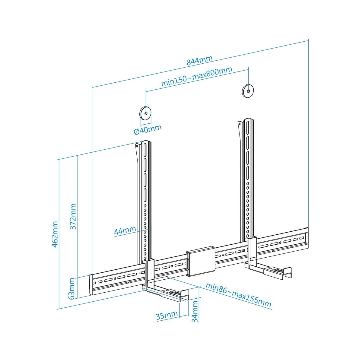 TV Mount TooQ TQSBM-01, TooQ, Electronics, Photography and video cameras, tv-mount-tooq-tqsbm-01, Brand_TooQ, category-reference-2609, category-reference-2932, category-reference-2936, category-reference-t-19653, category-reference-t-8122, category-reference-t-8123, category-reference-t-8244, category-reference-t-8255, category-reference-t-8268, Condition_NEW, fotografía, Price_20 - 50, travel, RiotNook