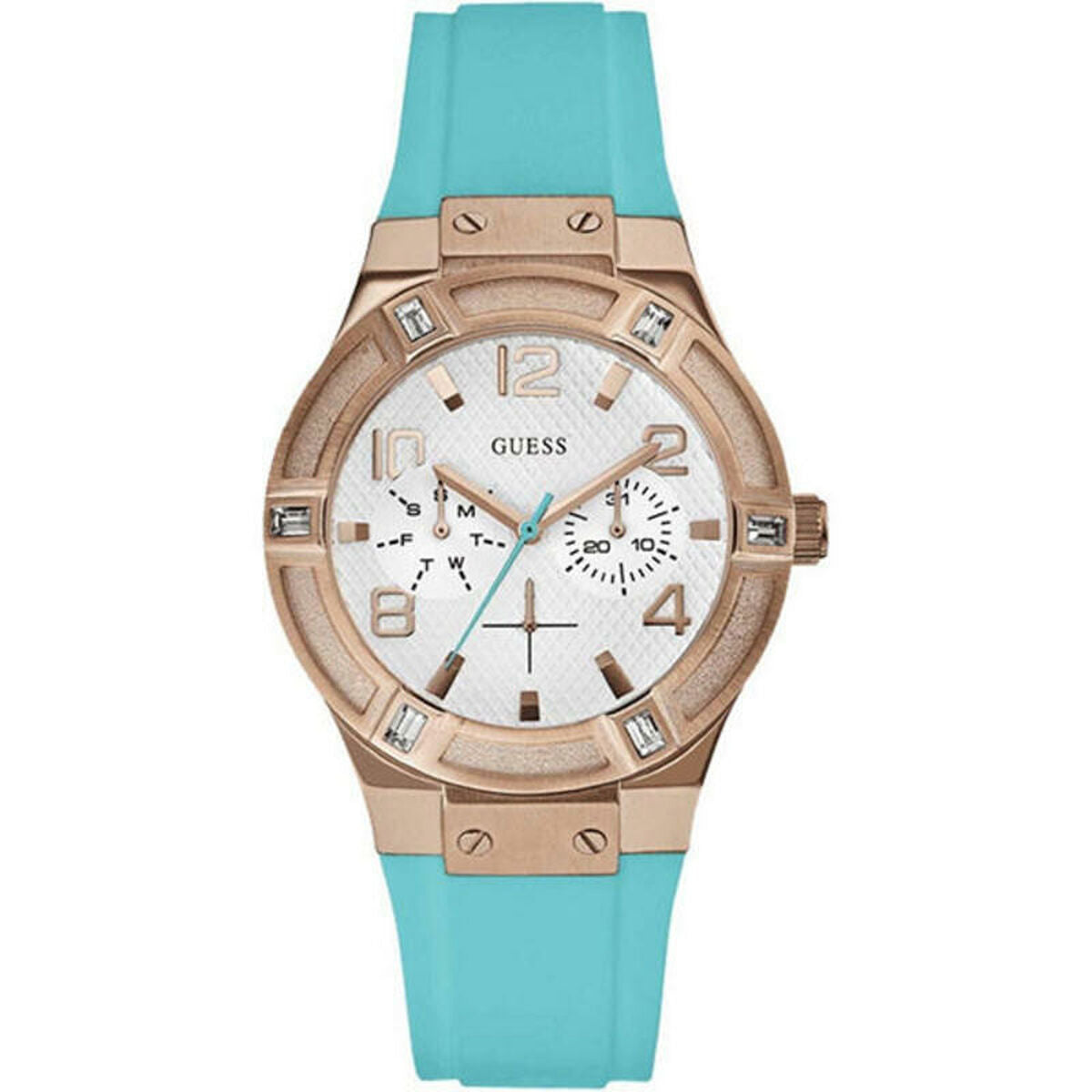 Ladies'Watch Guess W0564L3 (Ø 39 mm), Guess, Watches, Women, ladieswatch-guess-w0564l3-o-39-mm, : Quartz Movement, :Blue, :Gold, :Silver, Brand_Guess, category-reference-2570, category-reference-2635, category-reference-2995, category-reference-t-19667, category-reference-t-19725, Condition_NEW, fashion, gifts for women, original gifts, Price_100 - 200, RiotNook