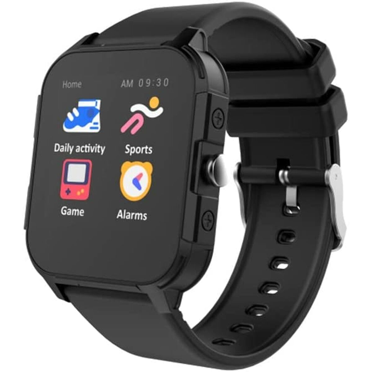 Kids' Smartwatch Cool Junior 1,44" Black, Cool, Electronics, kids-smartwatch-cool-junior-1-44-black, :Black, Brand_Cool, category-reference-2609, category-reference-2617, category-reference-2634, category-reference-t-19653, Condition_NEW, gadget, original gifts, Price_50 - 100, telephones & tablets, Teleworking, wifi y bluetooth, RiotNook