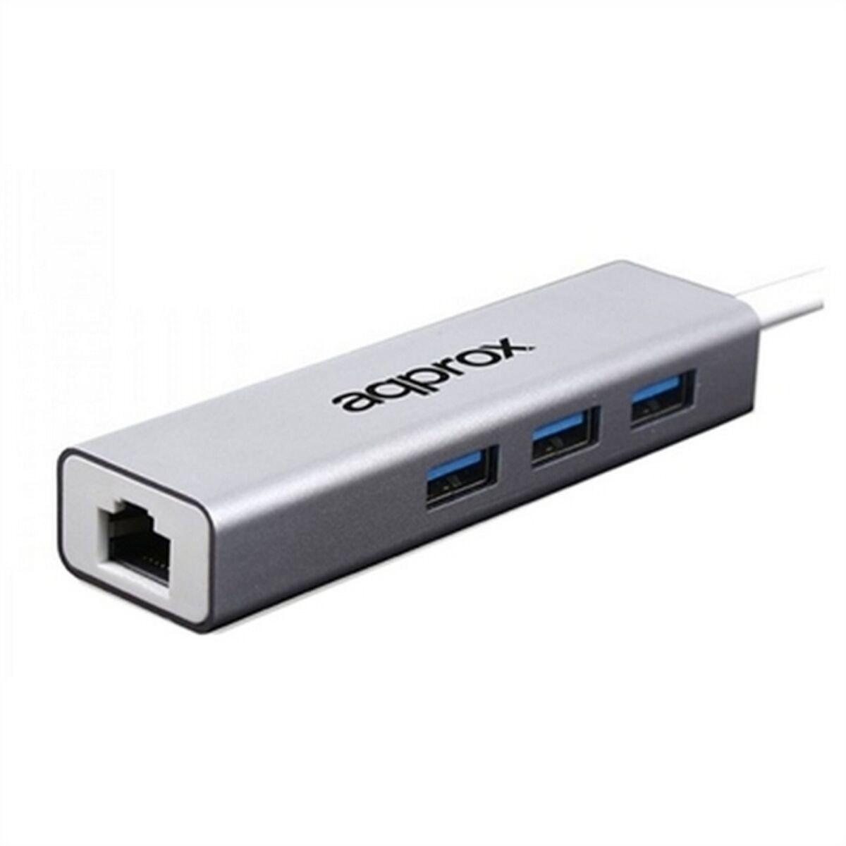 Network Adaptor approx! APPC07GHUB LAN 10/100/1000 USB 3.0 Grey, approx!, Computing, Components, network-adaptor-approx-appc07ghub-lan-10-100-1000-usb-3-0-grey, Brand_approx!, category-reference-2609, category-reference-2803, category-reference-2821, category-reference-t-19685, category-reference-t-19912, category-reference-t-21360, computers / components, Condition_NEW, Price_20 - 50, Teleworking, RiotNook