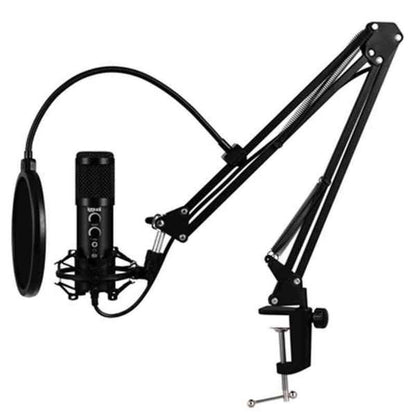 Table-top Microphone iggual Pro Voice IGG317150 USB Black, iggual, Computing, Accessories, table-top-microphone-iggual-pro-voice-igg317150-usb-black, :Microphone, Brand_iggual, category-reference-2609, category-reference-2642, category-reference-2847, category-reference-t-19685, category-reference-t-19908, category-reference-t-21340, computers / peripherals, Condition_NEW, entertainment, gadget, music, office, Price_20 - 50, Teleworking, RiotNook