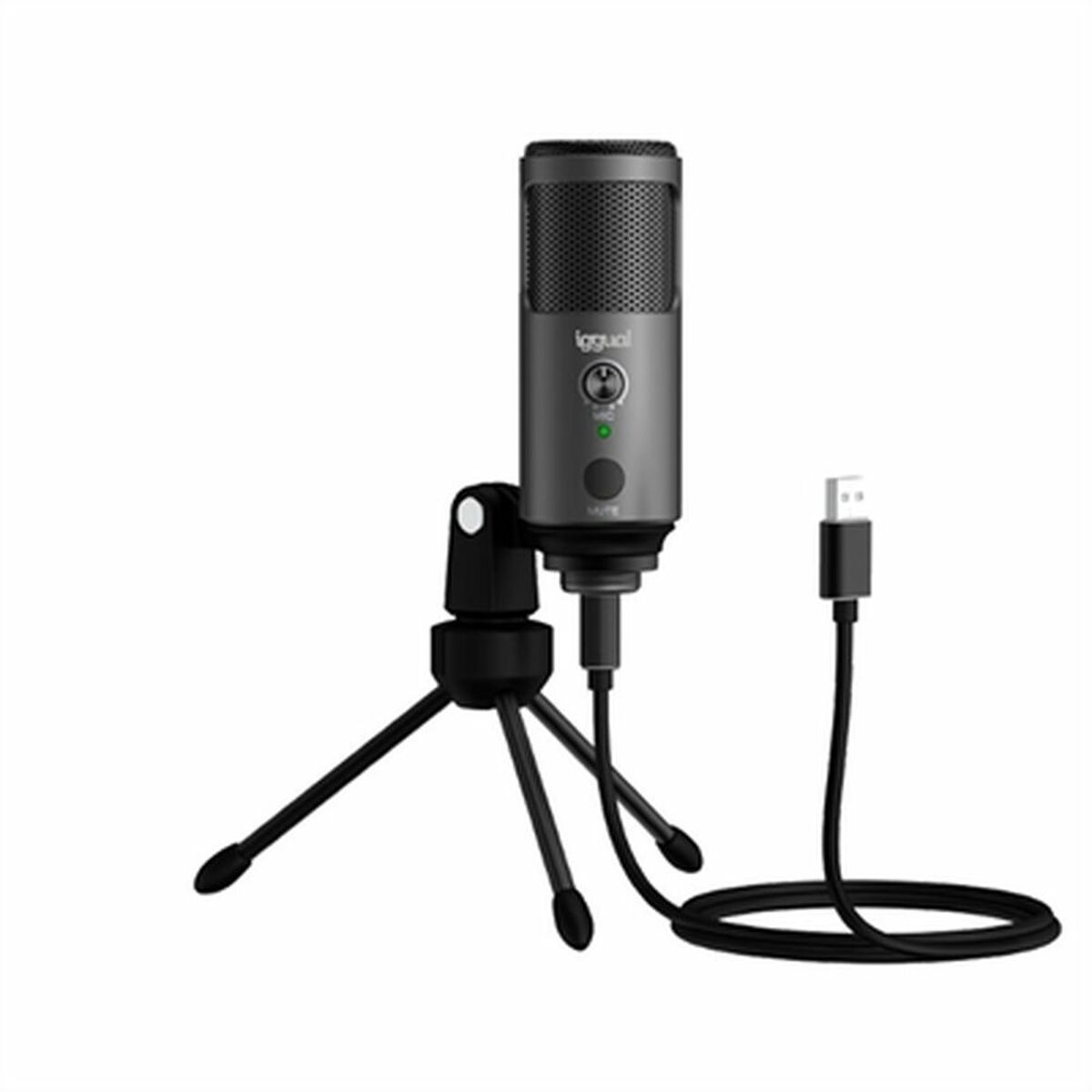 Microphone iggual IGG317273, iggual, Computing, Accessories, microphone-iggual-igg317273, :Microphone, Brand_iggual, category-reference-2609, category-reference-2642, category-reference-2847, category-reference-t-19685, category-reference-t-19908, category-reference-t-21340, computers / peripherals, Condition_NEW, entertainment, music, office, Price_20 - 50, RiotNook