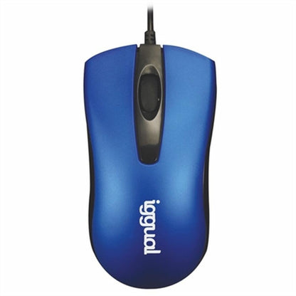 Mouse iggual IGG317631 Blue, iggual, Computing, Accessories, mouse-iggual-igg317631-blue, Brand_iggual, category-reference-2609, category-reference-2642, category-reference-2656, category-reference-t-19685, category-reference-t-19908, category-reference-t-21353, computers / peripherals, Condition_NEW, office, Price_20 - 50, RiotNook