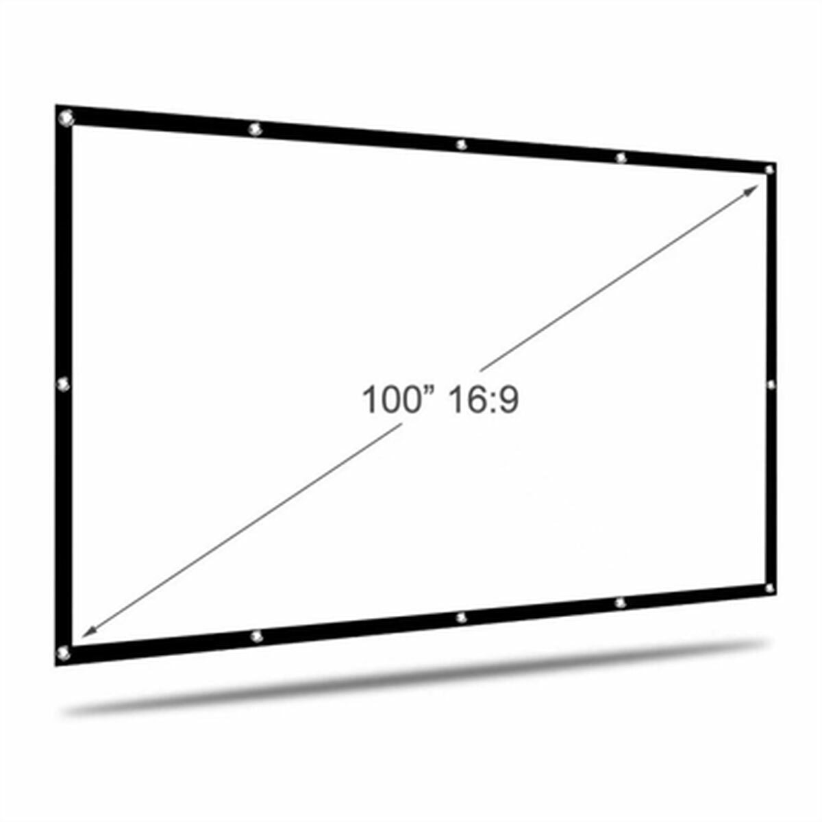 Projection Screen iggual IGG318133 100", iggual, Electronics, TV, Video and home cinema, projection-screen-iggual-igg318133-101, Brand_iggual, category-reference-2609, category-reference-2642, category-reference-2852, category-reference-t-18805, category-reference-t-19653, category-reference-t-19921, category-reference-t-21391, category-reference-t-25697, cinema and television, computers / peripherals, Condition_NEW, entertainment, office, Price_20 - 50, RiotNook