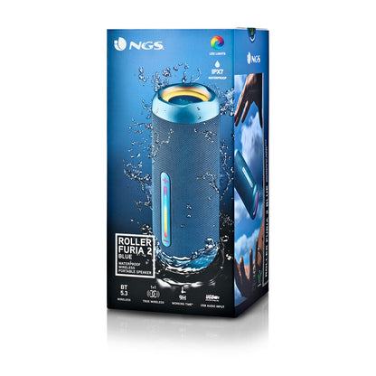 Portable Bluetooth Speakers NGS Roller Furia 2 Blue Blue 15 W, NGS, Electronics, Mobile communication and accessories, portable-bluetooth-speakers-ngs-roller-furia-2-blue-blue-15-w, Brand_NGS, category-reference-2609, category-reference-2882, category-reference-2923, category-reference-t-19653, category-reference-t-21311, category-reference-t-25527, category-reference-t-4036, category-reference-t-4037, Condition_NEW, entertainment, music, Price_50 - 100, telephones & tablets, wifi y bluetooth, RiotNook