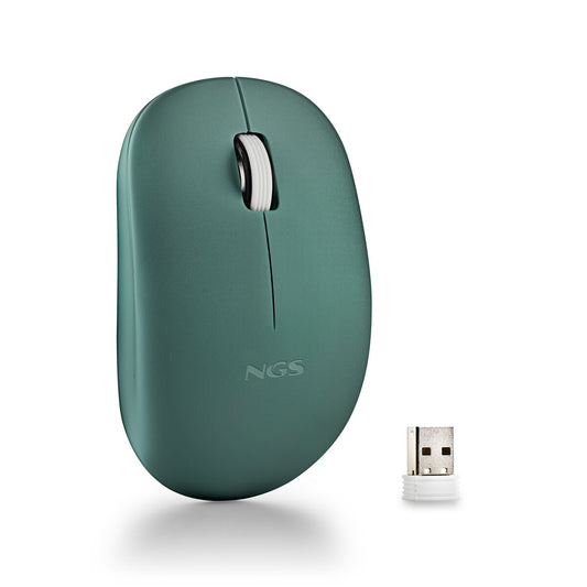 Wireless Mouse NGS FOGPROGREEN Green (1 Unit), NGS, Computing, Accessories, wireless-mouse-ngs-fogprogreen-green-1-unit, Brand_NGS, category-reference-2609, category-reference-2642, category-reference-2656, category-reference-t-19685, category-reference-t-19908, category-reference-t-21353, category-reference-t-25626, computers / peripherals, Condition_NEW, office, Price_20 - 50, Teleworking, RiotNook