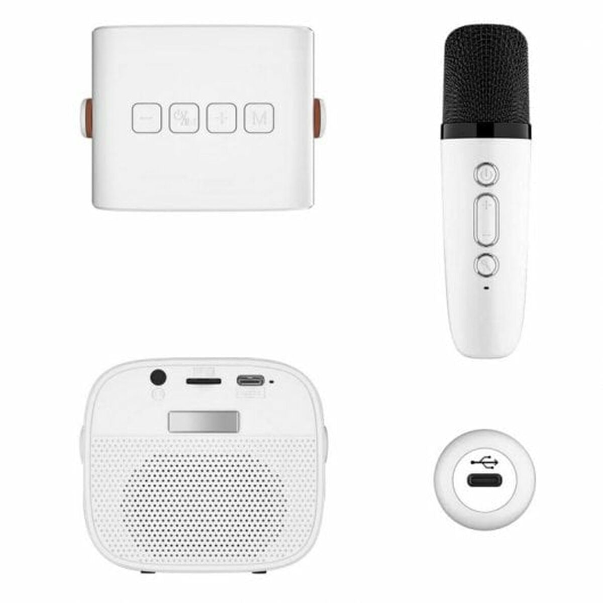 Portable Bluetooth Speakers PcCom Essential White, PcCom, Electronics, Mobile communication and accessories, portable-bluetooth-speakers-pccom-essential-white, Brand_PcCom, category-reference-2609, category-reference-2882, category-reference-2923, category-reference-t-19653, category-reference-t-21311, category-reference-t-25527, category-reference-t-4036, category-reference-t-4037, Condition_NEW, entertainment, music, Price_20 - 50, telephones & tablets, wifi y bluetooth, RiotNook