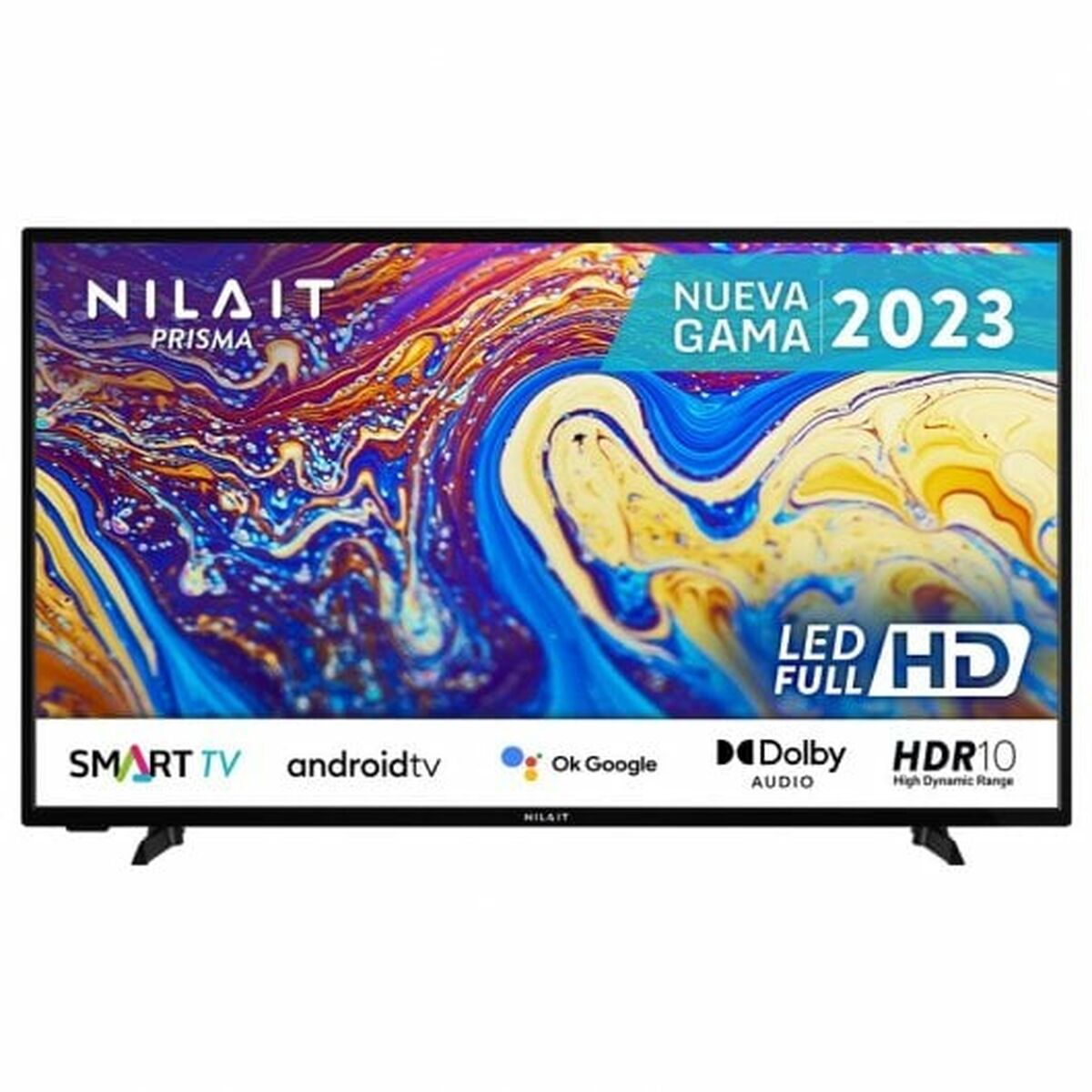 Smart TV Nilait Prisma NI-40FB7001S Full HD 40", Nilait, Electronics, TV, Video and home cinema, smart-tv-nilait-prisma-ni-40fb7001s-full-hd-40, Brand_Nilait, category-reference-2609, category-reference-2625, category-reference-2931, category-reference-t-18805, category-reference-t-19653, cinema and television, Condition_NEW, entertainment, Price_500 - 600, RiotNook