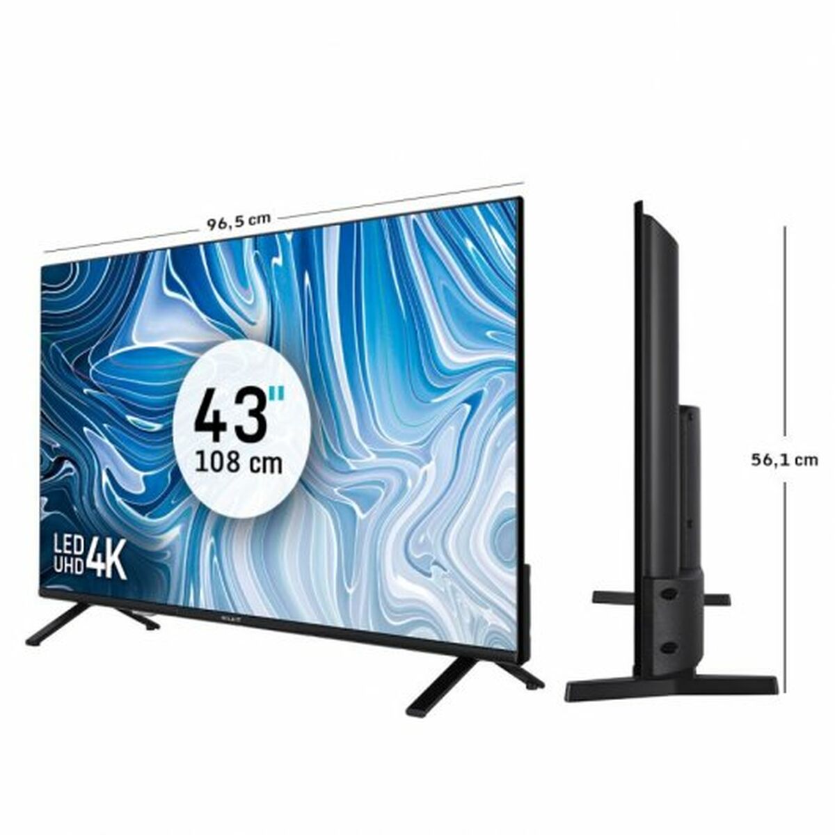 Smart TV Nilait Luxe NI-43UB8001SE 4K Ultra HD 43", Nilait, Electronics, TV, Video and home cinema, smart-tv-nilait-luxe-ni-43ub8001se-4k-ultra-hd-43, Brand_Nilait, category-reference-2609, category-reference-2625, category-reference-2931, category-reference-t-18805, category-reference-t-19653, cinema and television, Condition_NEW, entertainment, Price_300 - 400, RiotNook