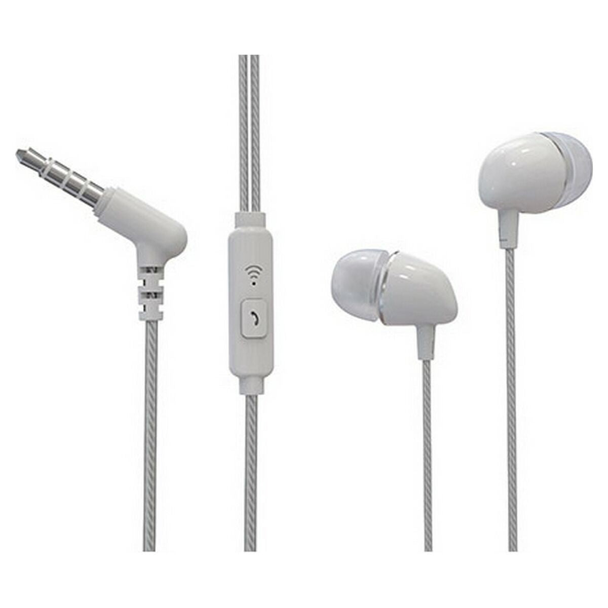 Headphones with Microphone TM Electron White, TM Electron, Electronics, Mobile communication and accessories, headphones-with-microphone-tm-electron-white, Brand_TM Electron, category-reference-2609, category-reference-2642, category-reference-2847, category-reference-t-19653, category-reference-t-21312, category-reference-t-4036, category-reference-t-4037, computers / peripherals, Condition_NEW, entertainment, gadget, music, office, Price_20 - 50, telephones & tablets, Teleworking, RiotNook