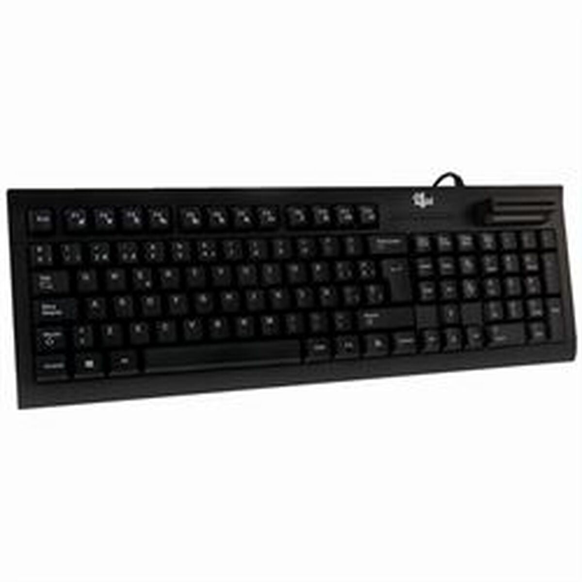 Keyboard with Reader Bit4id TECLADO_MINIL_K Black Spanish Qwerty, Bit4id, Computing, Accessories, keyboard-with-reader-bit4id-teclado_minil_k-black-spanish-qwerty, :QWERTY, :Spanish, Brand_Bit4id, category-reference-2609, category-reference-2642, category-reference-2646, category-reference-t-19685, category-reference-t-19908, category-reference-t-21353, computers / peripherals, Condition_NEW, office, Price_20 - 50, Teleworking, RiotNook