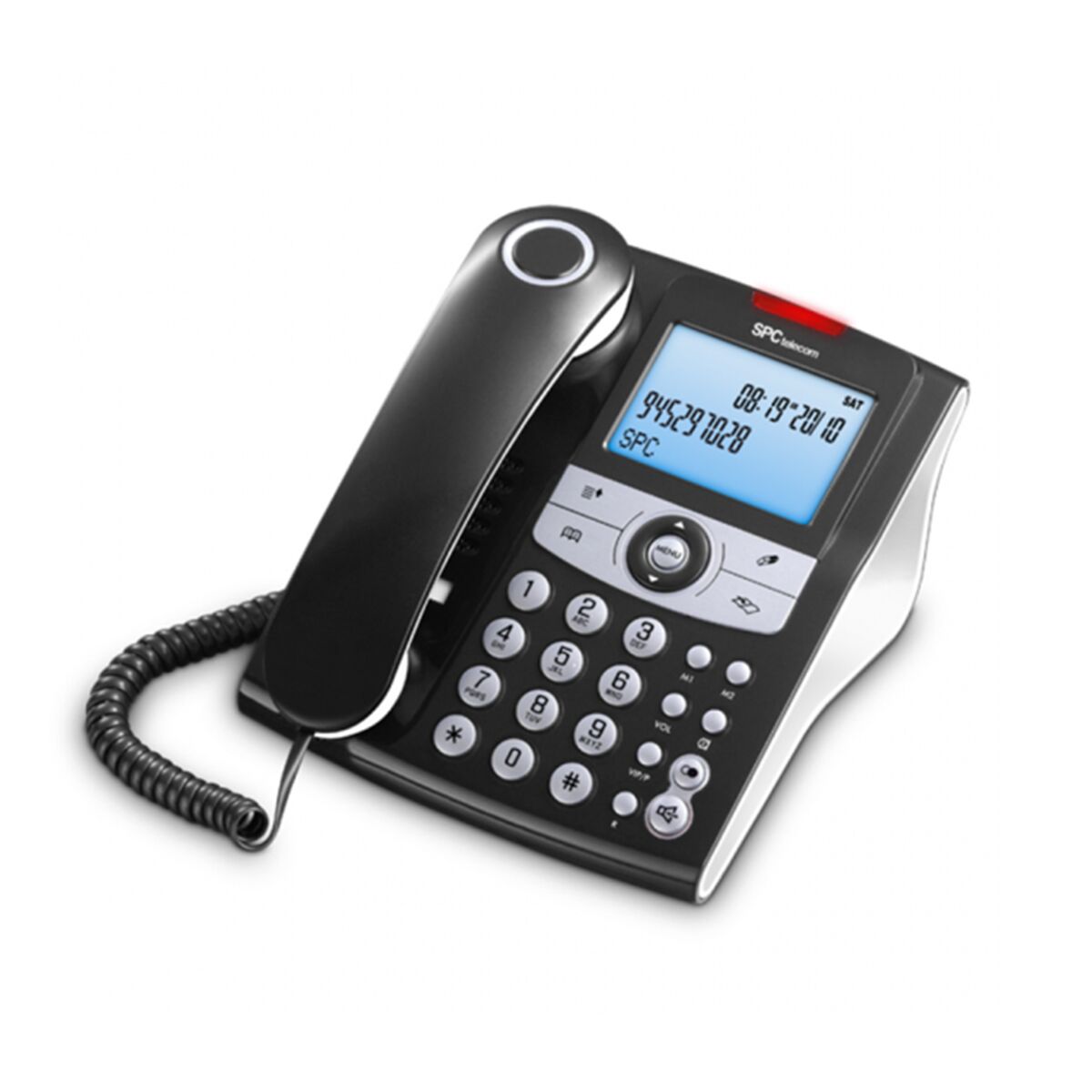 Landline Telephone SPC Internet 3804N LCD Black, SPC Internet, Electronics, Landline telephones and accessories, landline-telephone-spc-internet-3804n-lcd-black, Brand_SPC Internet, category-reference-2609, category-reference-2617, category-reference-2619, category-reference-t-18372, category-reference-t-19653, Condition_NEW, office, Price_50 - 100, telephones & tablets, Teleworking, RiotNook