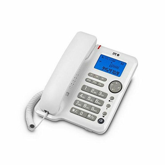 Landline Telephone SPC 3608B LCD Blue White, SPC, Electronics, Landline telephones and accessories, landline-telephone-spc-3608b-lcd-blue-white, Brand_SPC, category-reference-2609, category-reference-2617, category-reference-2619, category-reference-t-18372, category-reference-t-18382, category-reference-t-19653, Condition_NEW, office, Price_20 - 50, telephones & tablets, Teleworking, RiotNook