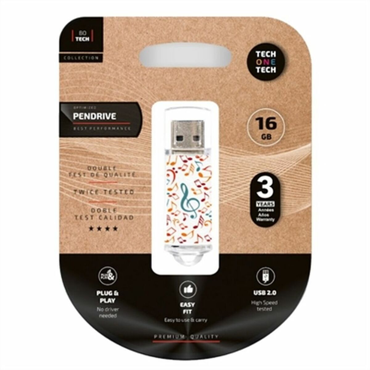 USB stick Tech One Tech TEC4003 16 GB, Tech One Tech, Computing, Data storage, usb-stick-tech-one-tech-tec4003-16-gb, Brand_Tech One Tech, category-reference-2609, category-reference-2803, category-reference-2817, category-reference-t-19685, category-reference-t-19909, category-reference-t-21355, category-reference-t-25636, computers / components, Condition_NEW, Price_20 - 50, Teleworking, RiotNook