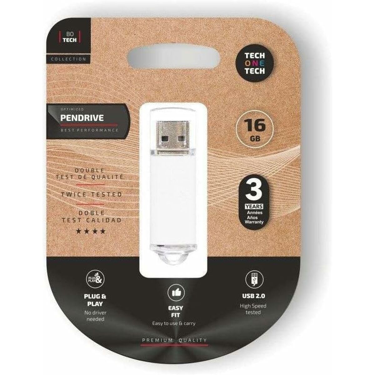 USB stick Tech One Tech Basic 16 GB, Tech One Tech, Computing, Data storage, usb-stick-tech-one-tech-basic-16-gb-1, Brand_Tech One Tech, category-reference-2609, category-reference-2803, category-reference-2817, category-reference-t-19685, category-reference-t-19909, category-reference-t-21355, category-reference-t-25636, computers / components, Condition_NEW, Price_20 - 50, Teleworking, RiotNook