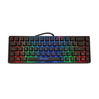 Keyboard CoolBox DG-TEC65-RGB Black Spanish Qwerty, CoolBox, Computing, Accessories, keyboard-coolbox-dg-tec65-rgb-black-spanish-qwerty, :QWERTY, :Spanish, Brand_CoolBox, category-reference-2609, category-reference-2642, category-reference-2646, category-reference-t-19685, category-reference-t-19908, category-reference-t-21353, computers / peripherals, Condition_NEW, office, Price_20 - 50, Teleworking, RiotNook