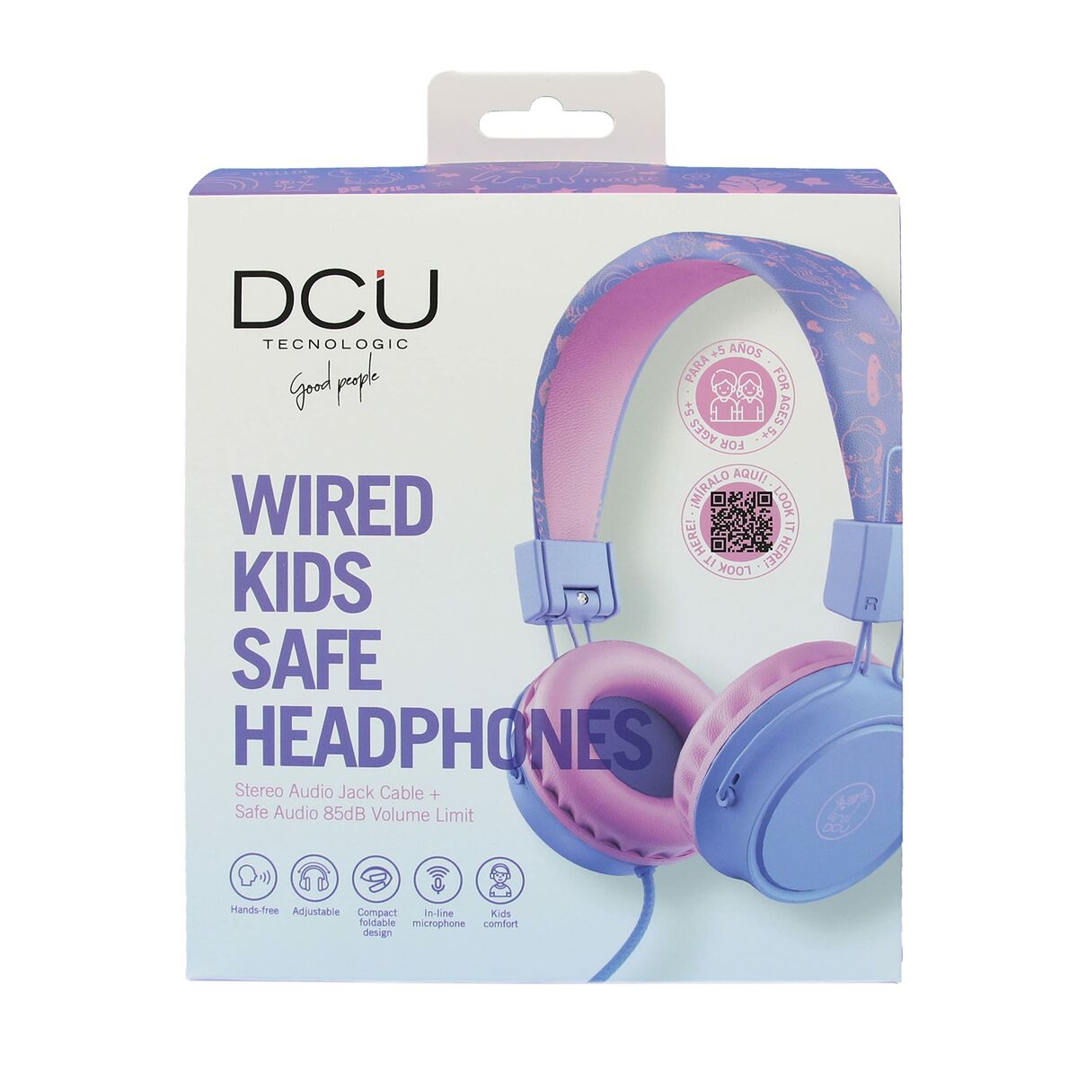 Headphones DCU SAFE Pink, DCU Tecnologic, Electronics, Mobile communication and accessories, headphones-dcu-safe-pink, Brand_DCU Tecnologic, category-reference-2609, category-reference-2642, category-reference-2847, category-reference-t-19653, category-reference-t-21312, category-reference-t-4036, category-reference-t-4037, computers / peripherals, Condition_NEW, entertainment, gadget, music, office, Price_20 - 50, telephones & tablets, Teleworking, RiotNook